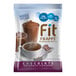 A bag of Big Train Fit Frappe Chocolate Protein Drink Mix.
