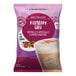 A white bag of Big Train Raspberry Chai Tea Latte Mix.