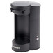 A black Conair Cuisinart 1-cup coffee maker with a small lid.