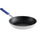 A Vollrath Wear-Ever aluminum non-stick fry pan with a blue Cool Handle.