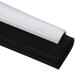 A Unger floor squeegee with a white plastic strip and tube.
