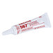 A white tube of thread sealant with red text and a red cap.