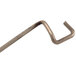 A close-up of a Lincoln metal bent conveyor belt splice clip.