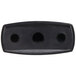 A black plastic 2" oven valve handle with three holes.
