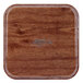 A square wood grain Cambro Camtray.
