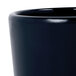An Elite Global Solutions Lapis melamine mug with a close-up view of the cup.