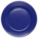 A purple Elite Global Solutions melamine plate with a white circle.