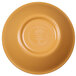 A yellow Elite Global Solutions melamine monkey dish on a table.