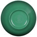 An Elite Global Solutions Rio Autumn Green melamine bowl with a white rim.