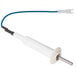 A white and blue wire with a white handle and electrical plug for a Manitowoc Water Level Probe.
