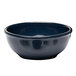 An Elite Global Solutions Lapis blue melamine bowl.