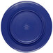 An Elite Global Solutions Winter Purple melamine plate with a white background.