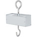 A Cardinal Detecto digital hanging scale with a metal hook.