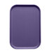 A purple rectangular Cambro tray insert.