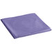 A folded purple Creative Converting plastic table cover on a white background.