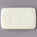 A white bar of Dial soap with a logo.