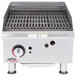 An APW Wyott charbroiler with a metal top and a grill.