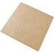 A square brown paper on a white background.