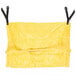 A yellow Rubbermaid caddy bag with black straps.