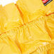 A yellow plastic Rubbermaid caddy bag with a zipper.