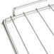 A Cooking Performance Group stainless steel oven rack with two metal bars.