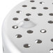 A close up of a Vollrath Wear-Ever fryer basket with holes in the metal surface.