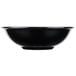 A black Tablecraft melamine bowl.