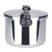 A Matfer Bourgeat stainless steel pressure cooker pot with a handle.