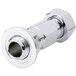 A Bunn faucet shank assembly, a chrome plated pipe fitting with a threaded end.