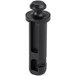 A black plastic cylinder with a black nudger handle.