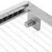 A stainless steel metal cutting arm for a Martellato Double Guitar Candy Slicer.