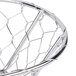 An American Metalcraft chrome chicken wire basket with a wire handle.