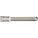 A silver metal Town stainless steel fish scaler.