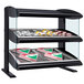 A black Hatco countertop heated food display case with food in it.