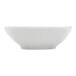 A Tuxton TuxTrendz bright white square china bowl.