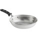 A Vollrath Wear-Ever aluminum frying pan with a black TriVent silicone handle.