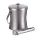 An American Metalcraft stainless steel ice bucket with lid.