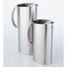 An American Metalcraft stainless steel pitcher with a satin finish and a handle.