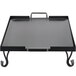 An American Metalcraft wrought iron griddle with stand.