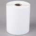 A roll of white Lavex direct thermal labels.