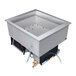 A Hatco drop-in hot/cold food well with a square top and bottom.