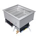 A Hatco drop-in hot/cold food well with four rectangular containers inside.