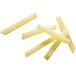 A close-up of french fries cut with a Robot Coupe 27117 3/8" x 3/8" French Fry Kit.