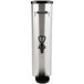 A silver stainless steel Bloomfield iced tea dispenser with a black handle.