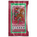 A red Sriracha portion packet with a tiger on it.