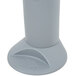 An Unger grey plastic toilet bowl swab with white holder.