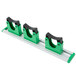 A green and black plastic Unger tool holder with three green handles.