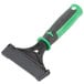 A black and green Unger ErgoTec grill scraper with a green handle.