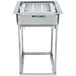 A stainless steel Lakeside drop-in tray rack dispenser.
