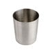 An American Metalcraft stainless steel French fry cup.
